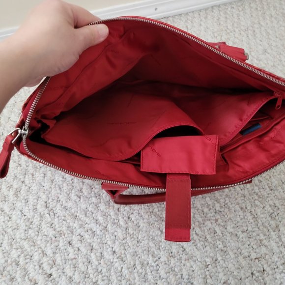 PIQUADRO Red Square Expandable Briefcase - Picture 2 of 4